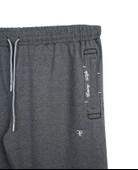 Erkek Büyük Beden 115-154 Kilo Arası İçin Uygun Nakışlı Penye Kapri Antrasit - 4