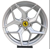 Jant Göbek Arma Ferrari Sticker 4'lü Set - 4