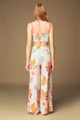 Pijama Takım 1512 Pantolon Büstiyer Sabahlık 3'lü Takım - 5
