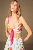 Pijama Takım 1512 Pantolon Büstiyer Sabahlık 3'lü Takım - 2