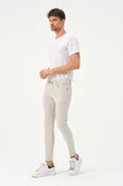 Erkek Sknny Fit Jogger Kot Pantolon Taş - 10