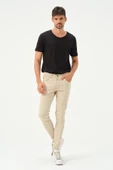 Erkek Sknny Fit Jogger Kot Pantolon Ekru - 6