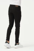 Erkek Sknny Fit Jogger Kot Pantolon Siyah - 1