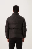 Erkek Regular Fit Şişme Mont Siyah - 10