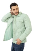 Erkek Regular Fit Kapitone Mont Yeşil - 2