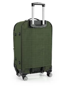 Büyük Boy 4 Teker Kumaş Valiz Haki 1081 thumbnail 2