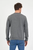 Erkek 3 İplik Pamuklu Regular Fit Basic Bisiklet Yaka Sweatshirt - 5