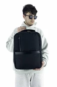 3 Bölmeli Sırt Çantası (Laptop Bölmeli) Siyah 5152 - 5