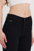 Kadın Gabardin Kumaş Pantolon Siyah - 12