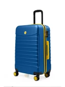 Orta Boy Valiz 4x2 Teker Mavi 1168 thumbnail 1