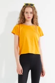 Kadın T-shirt Sarı - 6