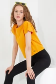 Kadın T-shirt Sarı - 7