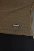 Kadın Yarım Kol T-shirt Haki - 4