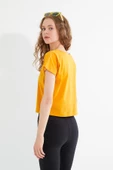 Kadın T-shirt Sarı - 4