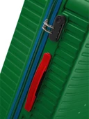 3'lü Valiz Seti %100 Polikarbon Valiz 4x2 Teker Yeşil 1088 - 7