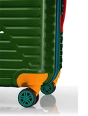 Büyük Ve Orta Boy 2'li Valiz Seti %100 Polikarbon Valiz 4x2 Teker Yeşil 1088 thumbnail 8