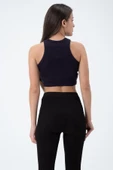 Kadın Kaşkorse Crop Atlet  Lacivert - 4