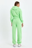 Kadın Korse Detaylı Sweatshirt Yeşil - 4