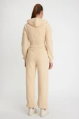 Kadın Korse Detaylı Sweatshirt Ekru - 4
