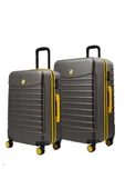 2'li Valiz Seti Büyük Boy - Orta Boy Antrasit 1168 thumbnail 1