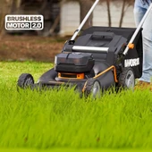 WORX WG748E 40Volt 4.0Ah. Li-ion 46CM Profesyonel Kömürsüz Şarjlı Çim Biçme - 4