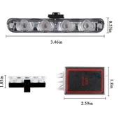 Profesyonel 4'lü Kırmızı-Mavi Çakar Kumandalı - 2