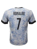 Portekiz P01806 Ronaldo Genç Çocuk Dış Saha Futbol Forması 2024-2025 - 2