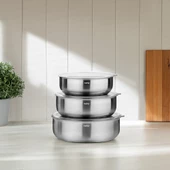 Nehir Silver Çelik 6 Parça Saklama Kabı thumbnail 1