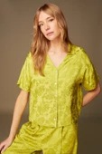 Pijama Takım Pantolon Bluz 1502 - 2'li Set Yeşil - 2