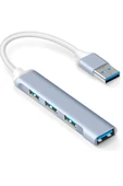 Alfalink AL-A809 USB 4Port 3.0 Slim Hub - 1
