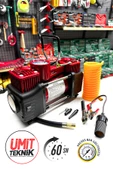 Oto Kamyon Lastik Şişirme 12V 150PSI Ağır Hizmet Çift Silindirli Çantalı Hava Kompresörü Kit Set - 2