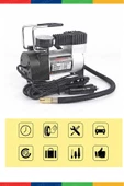 Yüksek Kalite Taşınabilir 150Psi 12V Top Bisiklet Minicar Lastik Şişirme Pompası Hava Kompresörü Kit - 3