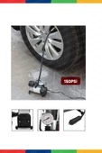 Yüksek Kalite Taşınabilir 150Psi 12V Top Bisiklet Minicar Lastik Şişirme Pompası Hava Kompresörü Kit - 2