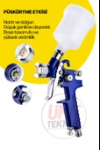 Premium Hassas Detay H-2000 Gölge Tabancası 150 Cc / 0,8 Mm Üstten Depolu Metal Tabancalı " 0,8 Mm - 5
