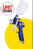Profesyonel Hassas Detay Gölge Tabancası 150 Cc / 0,8 Mm Üstten Depolu Metal Tabancalı " 0,8 Mm - 2