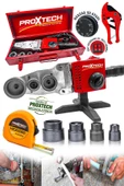 PROXTECH Çift Residanslı Isı Ayarlı Profesyonel Pprc Büyük Boru Kaynak Makinesi Metre-Makaslı Set thumbnail 2