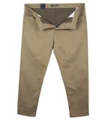 Erkek Büyük Beden 110 Kilo-172 Kilo Arası İçin Uygun Likralı Kanvas Pantolon Haki - 11