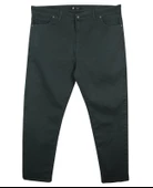 Erkek Büyük Beden 110 Kilo-172 Kilo Arası İçin Uygun Likralı Kanvas Pantolon Haki - 5