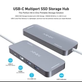 Minix USB-C MULTIPORT SSD 240GB SPACE GRAY - 2