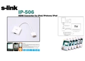 S-LINK IP-506 IPOD/IPHONE/IPAD HDMI KONNEKTOR 30 PIN TO HDMI - 3