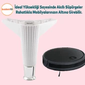Elista Mobilya Ayağı Sehpa Tv Ünitesi Ayakları Yükseltici 15 Cm Beyaz Krom 8 Adet - 5
