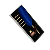 Steel Pen Kuş Tüyü Divit Kalem Seti Kaligrafi Kalemi - 4