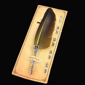 Pigado Özel İşlemeli Kuş Tüyü Divit Kalem thumbnail 2