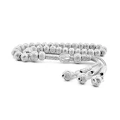 Pigado 1000 Ayar Gümüş Trabzon Kazaz Örme Bilek Boy Tesbih thumbnail 2