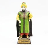 Özel Tasarım Polyester Tekli Osmanlı Padişahları Dekoratif Biblo - 7