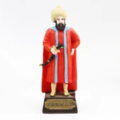 Özel Tasarım Polyester Tekli Osmanlı Padişahları Dekoratif Biblo - 2