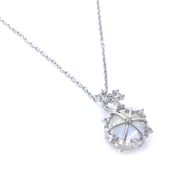 Çelik Kolye - Taşlı Kolye - Paslanmaz Çelik KLY-582 thumbnail 4