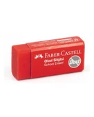 Faber Castell Küçük Kırmızı Okul Silgisi 3 lü - 1