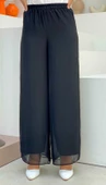 24Y834 PANTOLON ŞİFON ASTARLI - 1