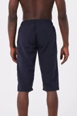 Lacivert Diz Altı Uzun Model Su İtici Özellikli Erkek Plaj Deniz Kapri Şort - DG341-Lacivert thumbnail 5